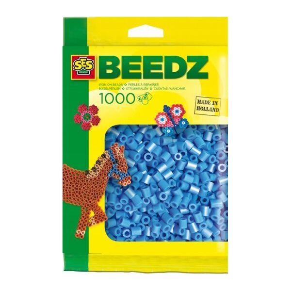 SES SES Koraliki do prasow.1000szt niebies 00704 07041