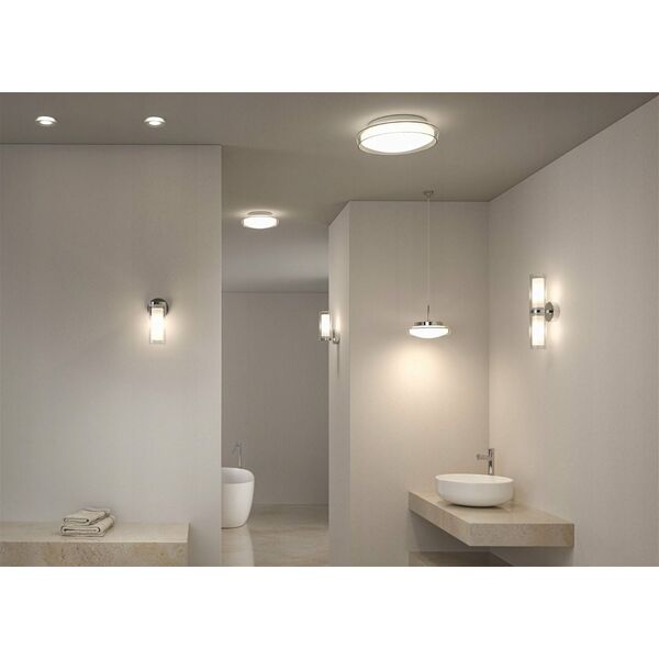 Kinkiet Paulmann Lampa ścienna LUENA E14 max. 2x20W IP44 230V szkło chrom / metal
