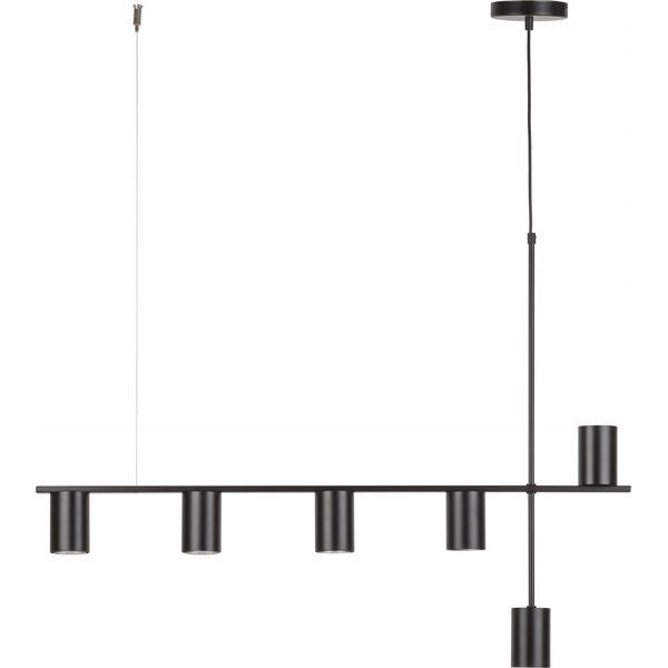 Lampa wisząca Sigma Sigma Vendo 33695 lampa wisząca zwis 6x25W GU10 czarna