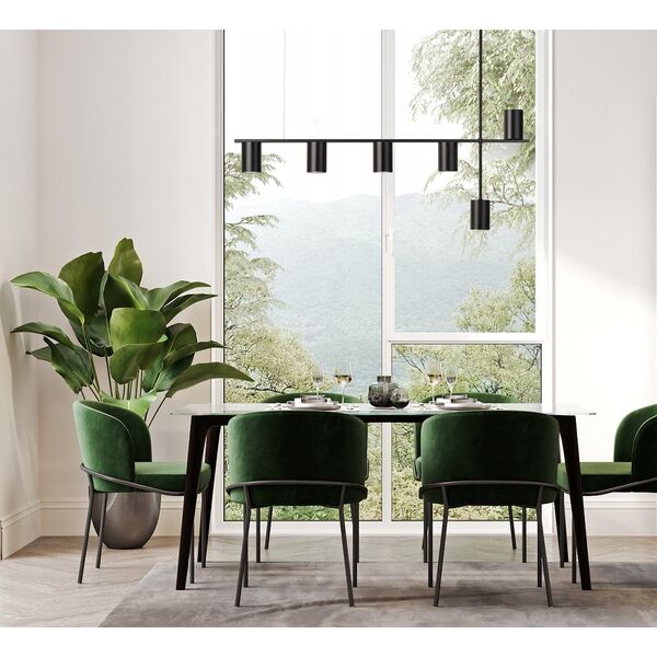 Lampa wisząca Sigma Sigma Vendo 33695 lampa wisząca zwis 6x25W GU10 czarna