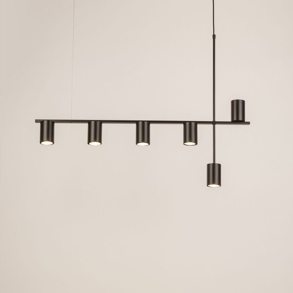 Lampa wisząca Sigma Sigma Vendo 33695 lampa wisząca zwis 6x25W GU10 czarna