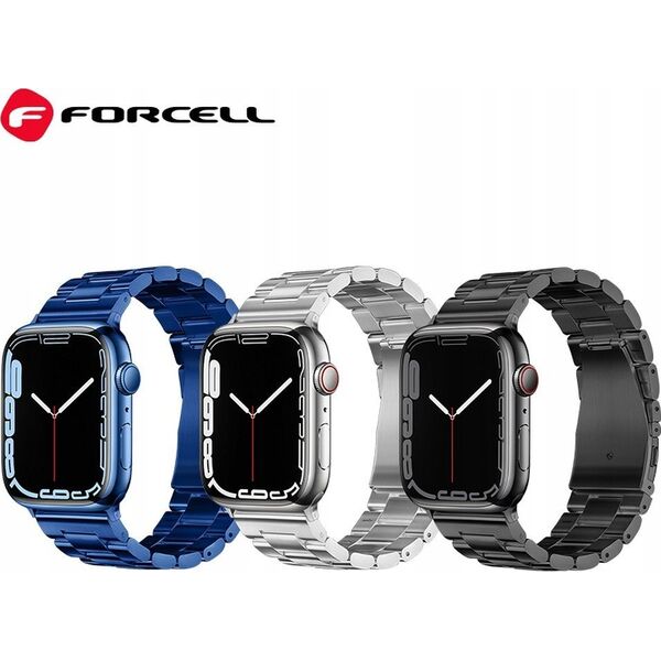ForCell FORCELL F-DESIGN FA10 pasek do APPLE Watch 42 / 44 / 45 / 49 mm czarny
