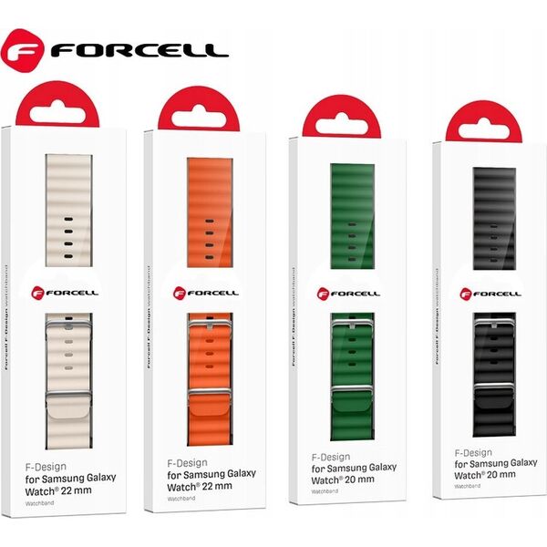 ForCell FORCELL F-DESIGN FS01 pasek do SAMSUNG Watch 22 mm czarny