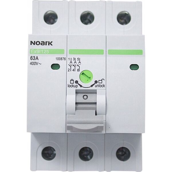 Noark Rozłącznik izolacyjny Noark 100876 Ex9I125 3P 63A