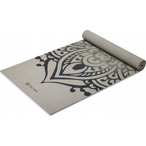 Gaiam GAIAM YOGA MAT SUSTAINED GRY SUNDIAL LAYERS 5MM 65737 14224568 18713657374