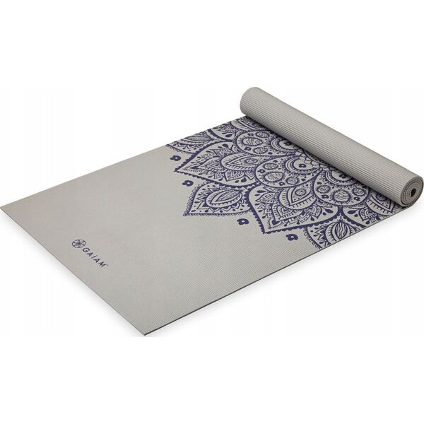 Gaiam GAIAM YOGA MAT SUSTAINED GREY SUNDIAL FLOWER 5MM 65732 14224604 18713657329