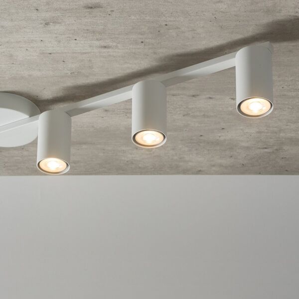 Lampa sufitowa Sigma Natynkowa lampa sufitowa Sky metalowe tuby do pokoju białe