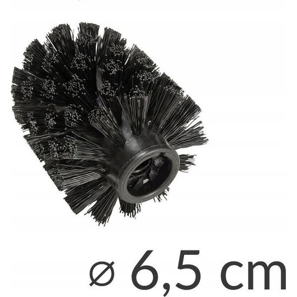 Wenko Szczotka WC ze szczelnym pojemnikiem ze stali nierdzewnej OLMEDO, Ø 8,5 cm