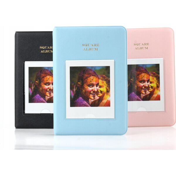 LoveInstant Album Na 64 Zdjęcia Do Fujifilm Instax Square Sq1 / Sq6 / Sq10 / Sq20 - RÓŻowy