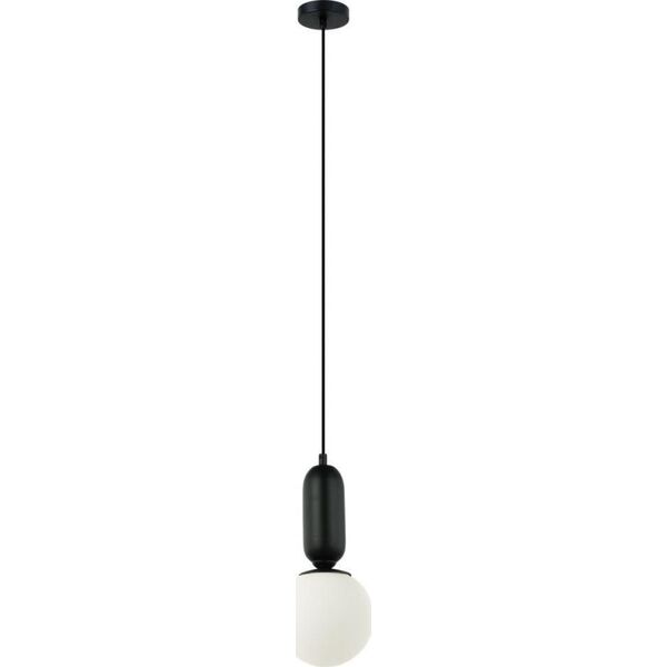 Lampa wisząca Italux Lampa wisząca ALDEVA PND-02340-1S-BK Italux