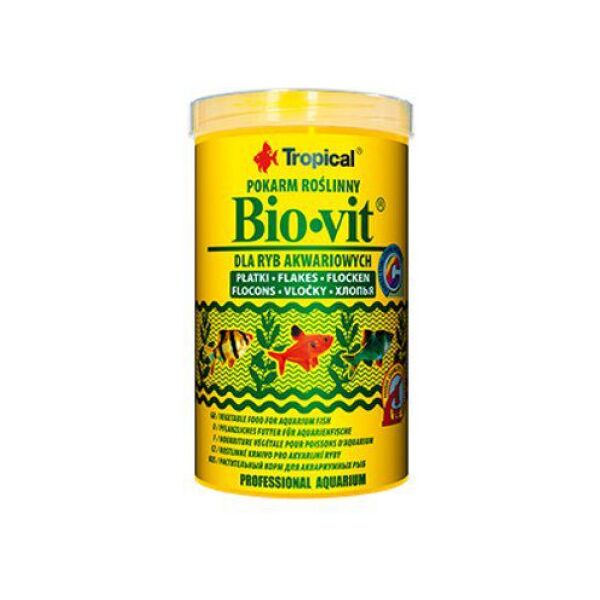 Tropical Bio-Vit pokarm roślinny dla rybek 250ml/50g