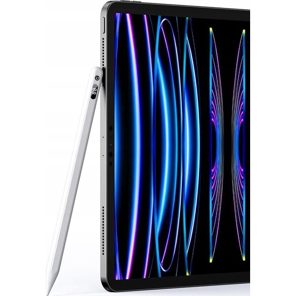 Rysik Dux Ducis DUX DUCIS rysik STYLUS do iPada z ładowaniem bezprzewodowym i wyświetlaczem biały