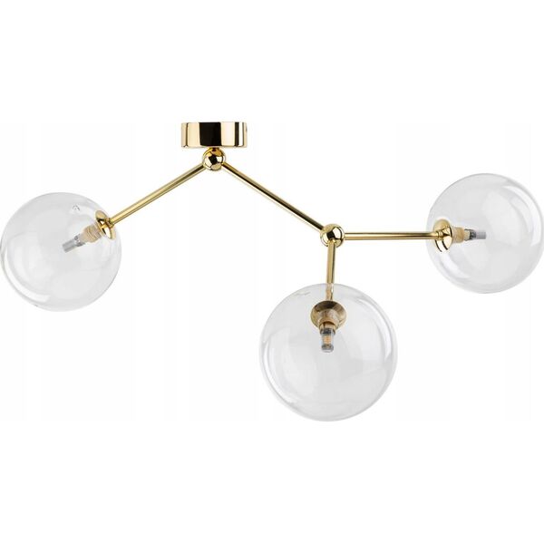 Lampa sufitowa TK Lighting TK Lighting Fairy 10069 plafon lampa sufitowa 3x6W G9 złoty/transparentny