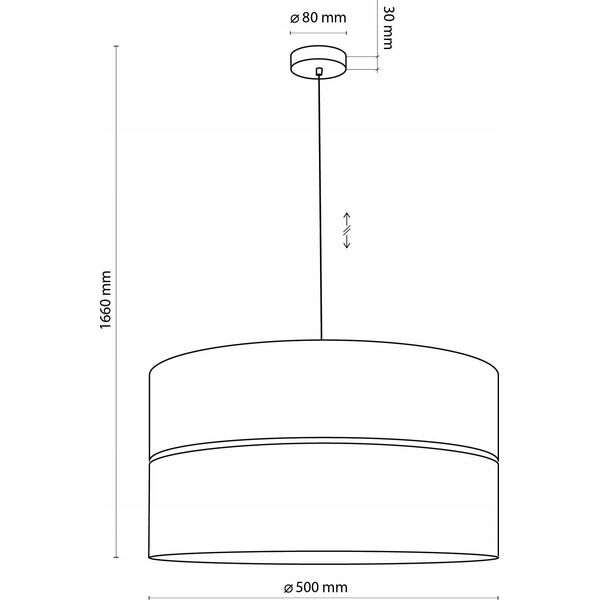 Lampa wisząca TKKRYWULT TK Lighting Nicol 4798 lampa wisząca zwis 3x15W E27 czarna/dąb