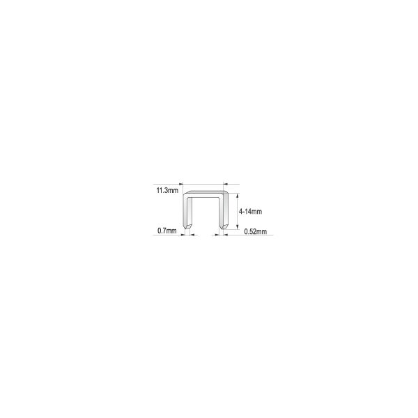 Yato Zszywacz tapicerski metalowy 4-14mm YT-7007