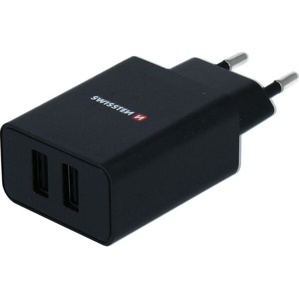 Ładowarka Swissten 2x USB-A 2.1 A (22052000)