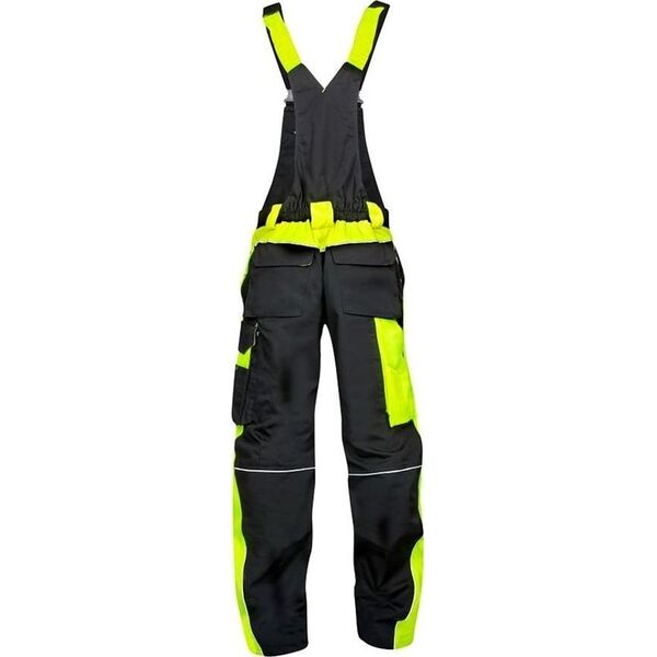 Ardon NEON H6472 - zimowe spodnie ogrodniczki z kieszenią na nakolannki L