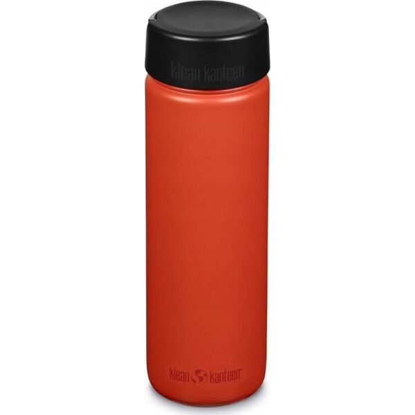 Klean Kanteen Kanteen Wide (mit Wide Loop Cap), 800ml/27oz, Tiger Lily