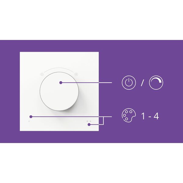 Signify WiZ dial switch weiss USB