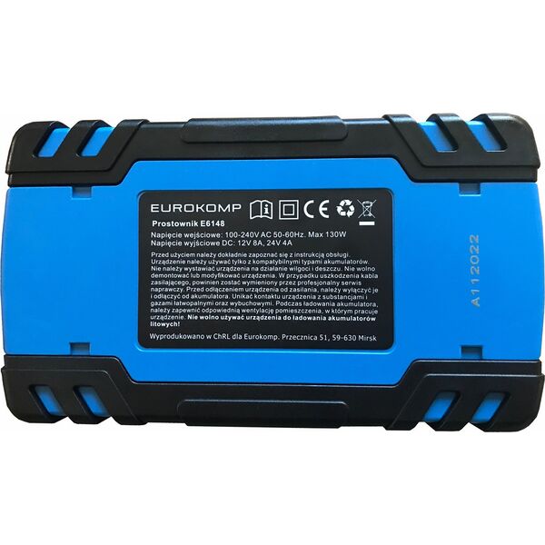 LP Prostownik automatyczny 12 V 8A-24V 4A E6148