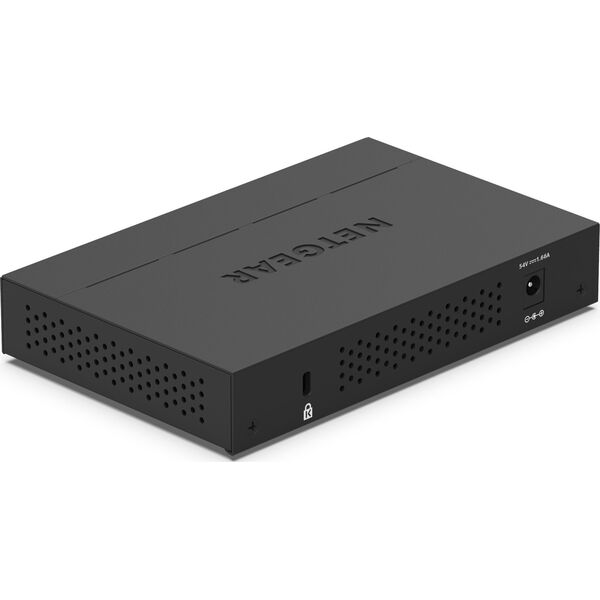 Switch NETGEAR GS305P PoE+ Gigabit Ethernet Unmanaged Plus Switch, 1x 1G Ethernet Port, 4x 1G PoE+ Ethernet Ports (83W)