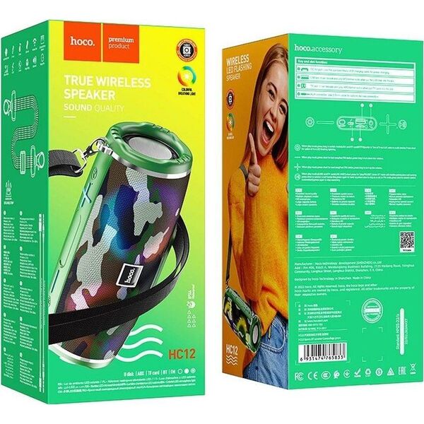 Głośnik Hoco HOCO głośnik bluetooth HC12 sport moro