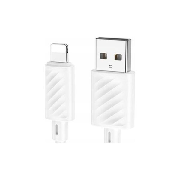 Kabel USB Hoco HOCO kabel USB A do Lightning 2,4A X88 1 m biały