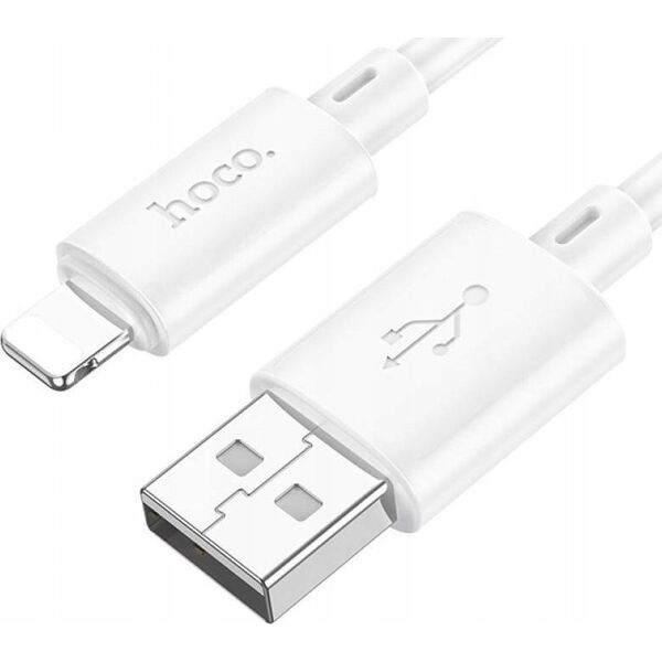 Kabel USB Hoco HOCO kabel USB A do Lightning 2,4A X88 1 m biały