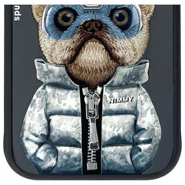 Nimmy iPhone 15 6.1" case black/black Cool&Cute 2.0 Dog