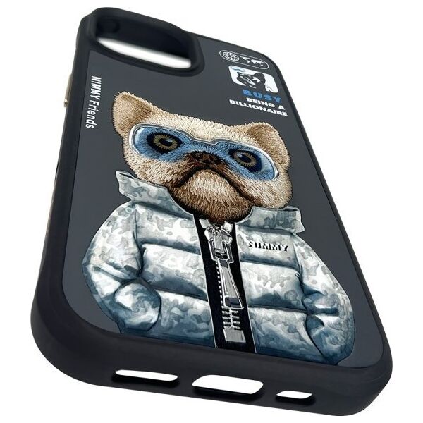 Nimmy iPhone 15 6.1" case black/black Cool&Cute 2.0 Dog