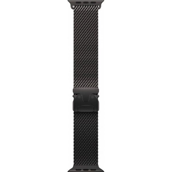 Bransoleta mediolańska z tytanu w kolorze czarnym do koperty 49 mm - rozmiar M