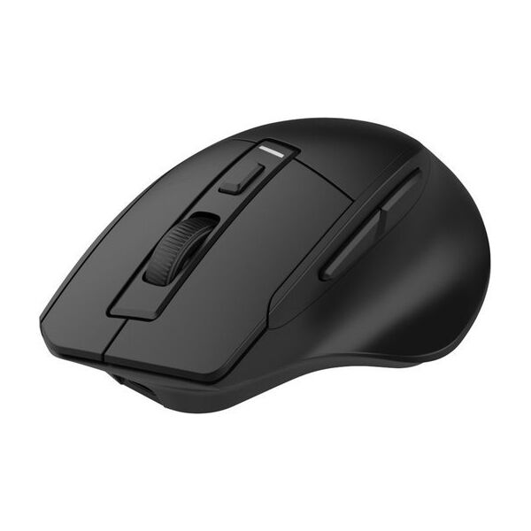 Mysz C-Tech C-TECH myš Ergo WLM-05, bezdrátová, 1600DPI, 6 tlačítek, USB nano receiver, černá