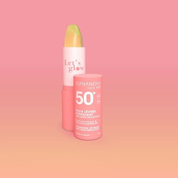 Alphanova Alphanova, Daily Sun - Sun Glow, κραγιόν με φίλτρο SPF50+, 4g 14103230 3760075073404