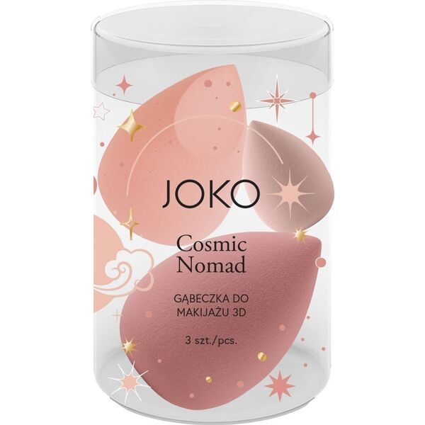Joko JOKO Gąbeczka do makijażu 3D Cosmic Nomad 1op.-3szt