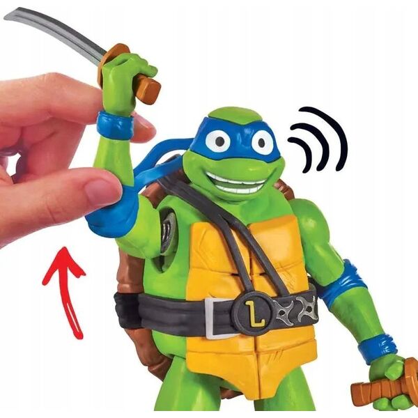 Παίκτες Δράση Φιγούρα TEENAGE NINJA TURTLES Action Figure SOUND LEONARDO 14221099 43377833512