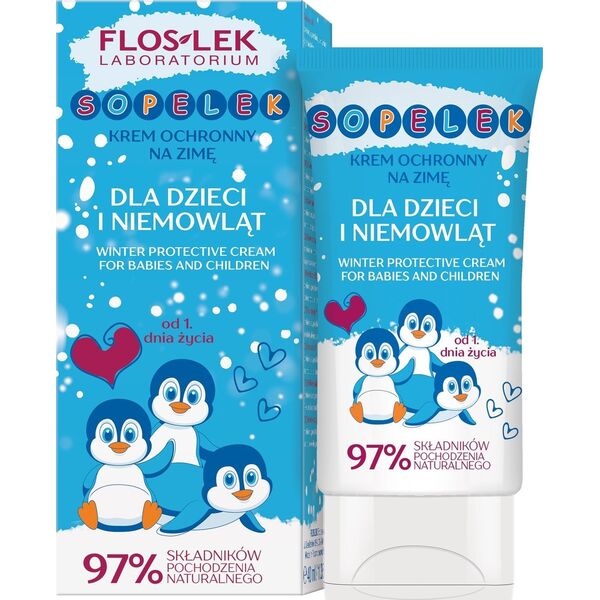 Floslek FLOSLEK Sopelek Krem ochronny na zimę dla dzieci i niemowląt 50 ml