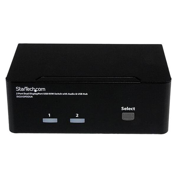 Przełącznik StarTech 2 Port Dual DisplayPort USB