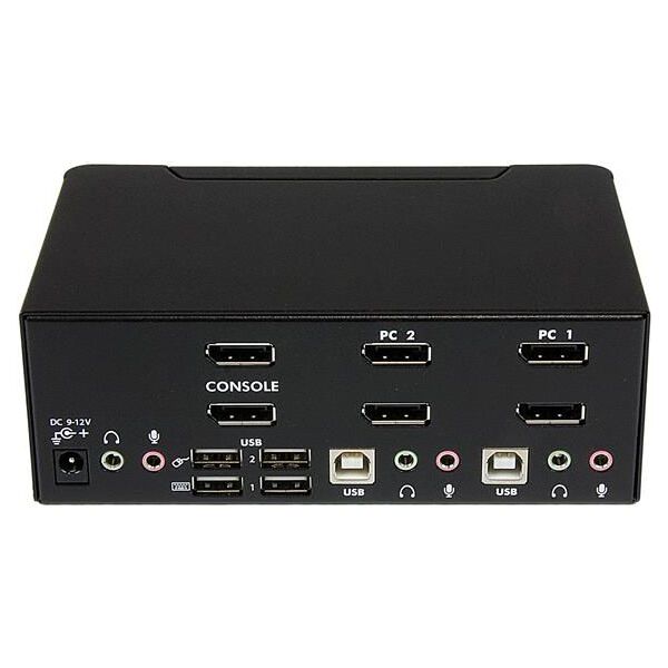 Przełącznik StarTech 2 Port Dual DisplayPort USB