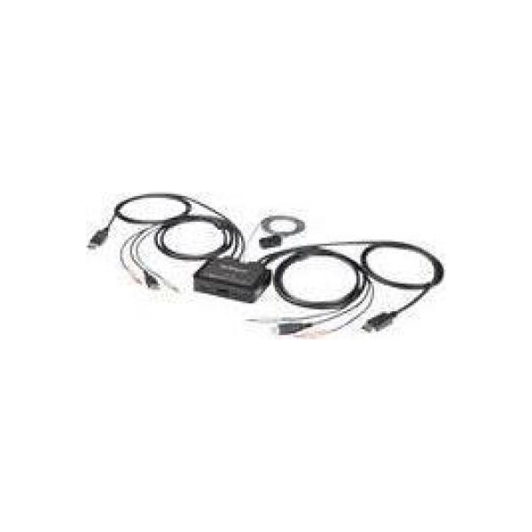 Przełącznik StarTech KVM StarTech 2 Port DP KVM Switch 4K 60Hz