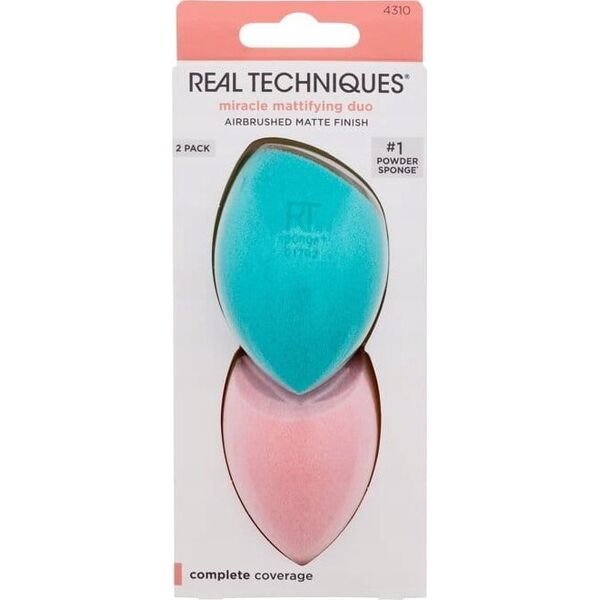Real Techniques REAL TECHNIQUES_SET Σφουγγάρι μακιγιάζ Miracle Mattifying Duo 2 τεμ. 13987632 79625043105