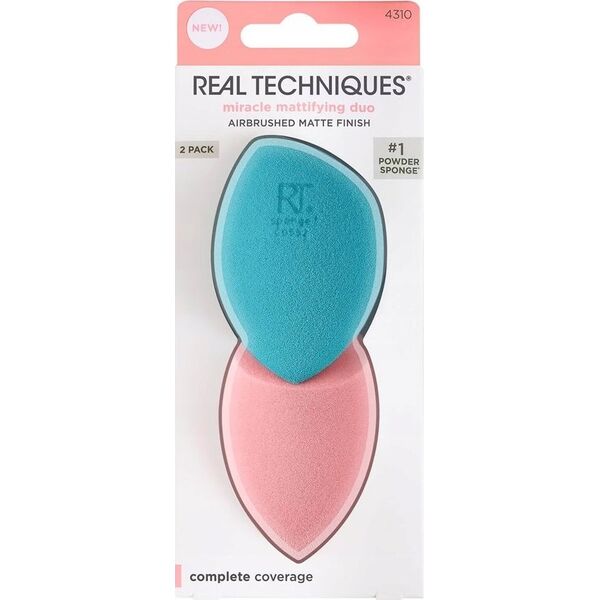 Real Techniques REAL TECHNIQUES_SET Σφουγγάρι μακιγιάζ Miracle Mattifying Duo 2 τεμ. 13987632 79625043105