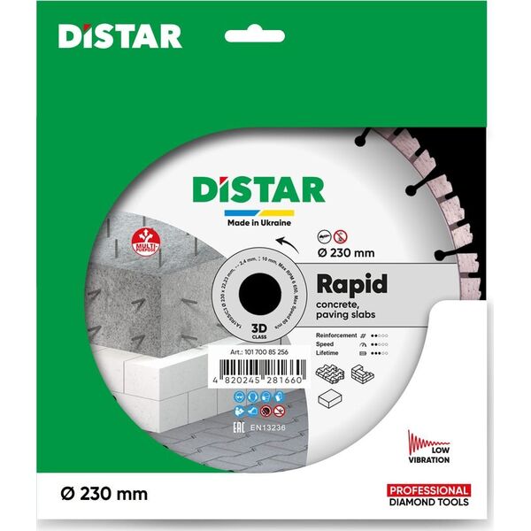 Distar Diamentowa tarcza tnąca Distar 1A1RSS 230 Rapid