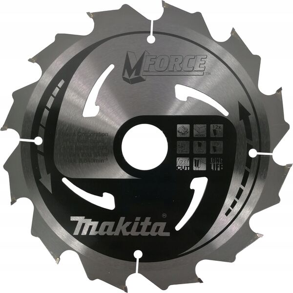 ΔΙΚΥΛΛΟ ΠΡΙΟΝΙ Makita MAKITA 190x30x12Z M-FORCE WOOD 14090594 88381420785