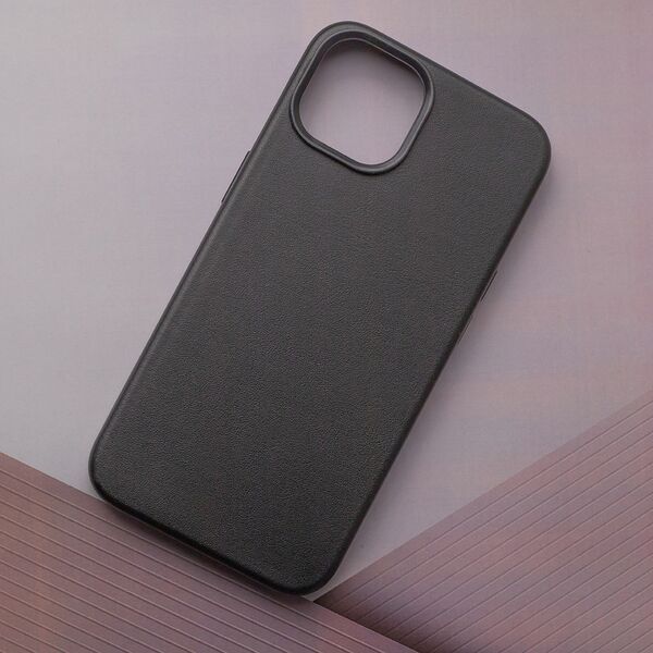 Mag Leather case for iPhone 16 Plus 6,7&quot; black 5906961924636