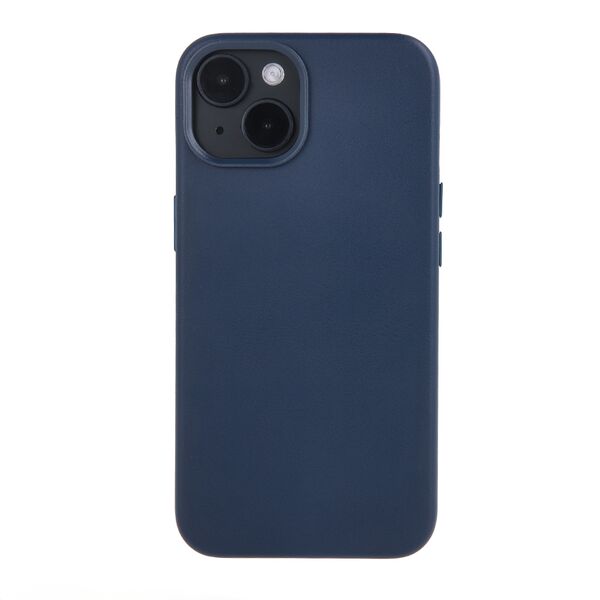 Mag Leather case for iPhone 16 6,1&quot; dark blue 5906961924650
