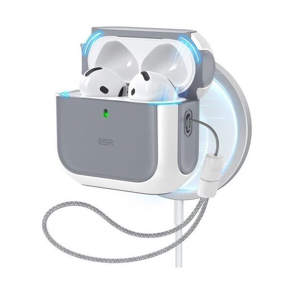 ESR Etui ESR Orbit Halolock MagSafe na Apple AirPods 4 - białe