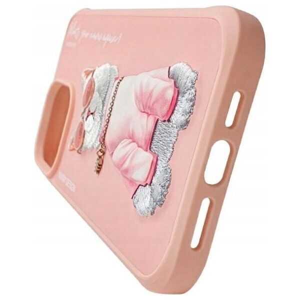 Nimmy iPhone 15 Pro 6.1" Case Pink Glasses Cool Cat
