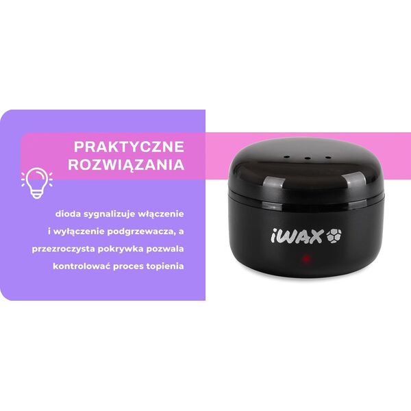 Podgrzewacz wosku iWax zestaw mini do nosa i uszu.