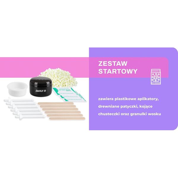 Podgrzewacz wosku iWax zestaw mini do nosa i uszu.