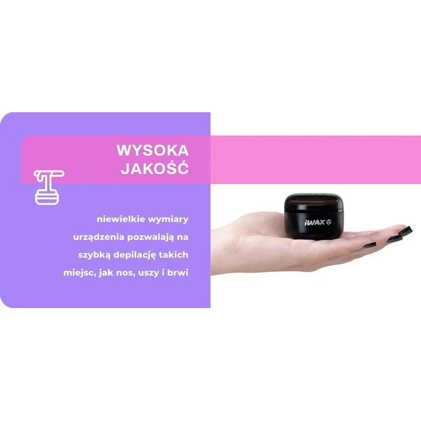 Podgrzewacz wosku iWax zestaw mini do nosa i uszu.